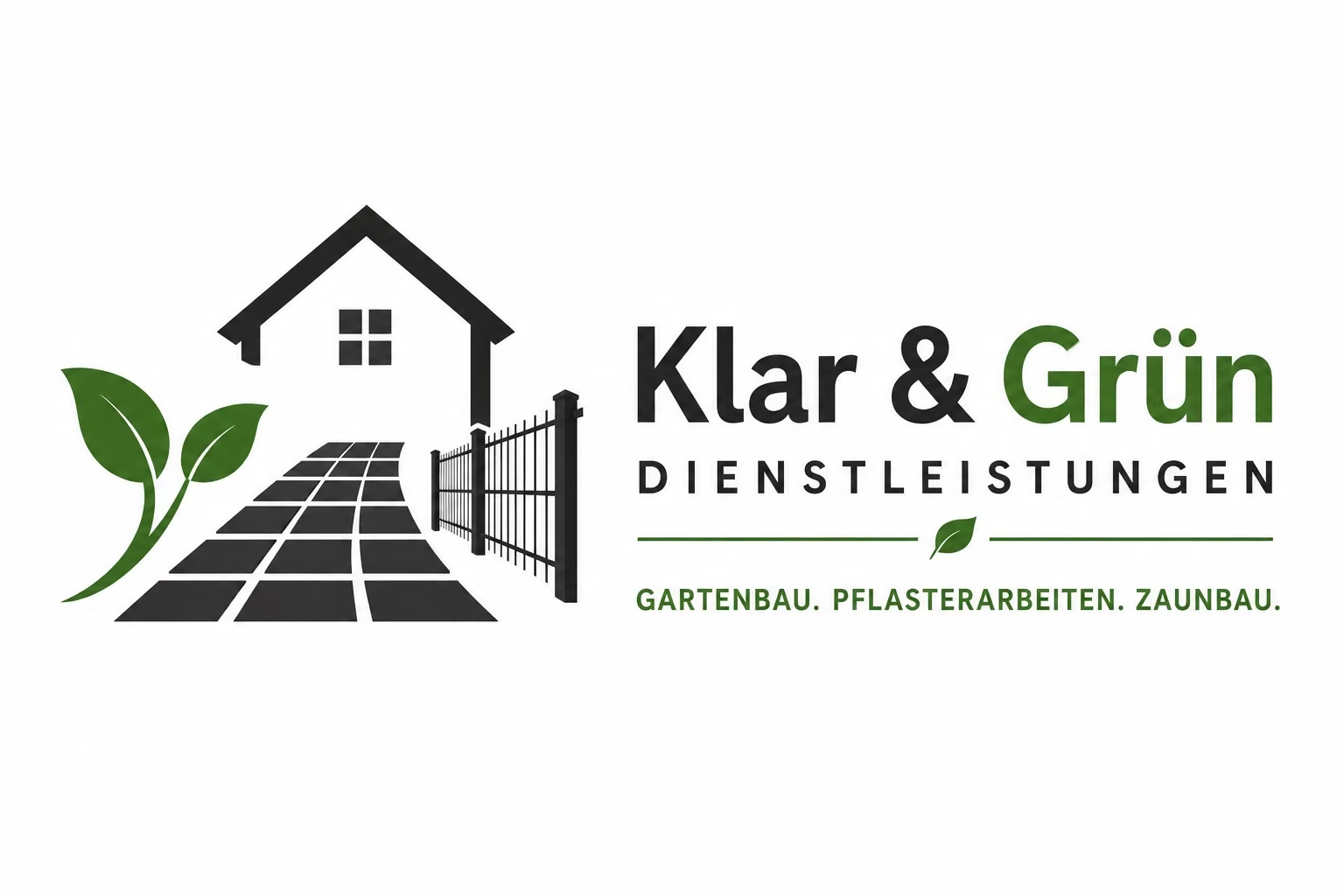 Klar & Grün Dienstleistungen – Gartenbau, Pflasterarbeiten, Zaunbau
